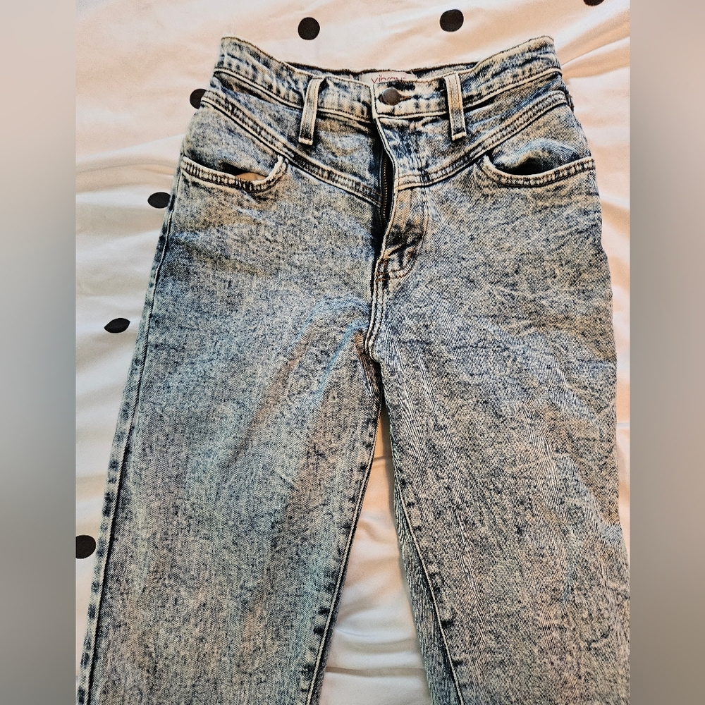 Acid Wash Denim Jeans